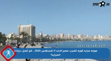 موجة حرارة قوية تضرب مصر الأحد 3 أغسطس 2025.. كم تصل درجات الحرارة؟